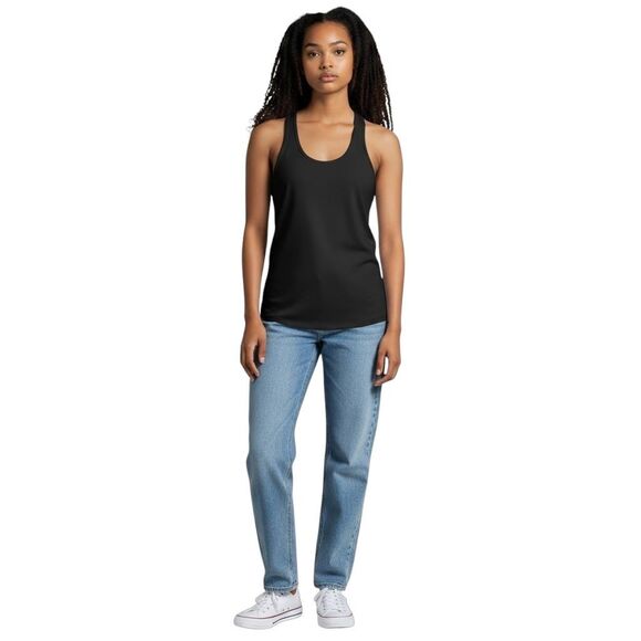 Universal Standard GAME Racerback Tank Women Black 3XS NWT - Picture 1 of 7